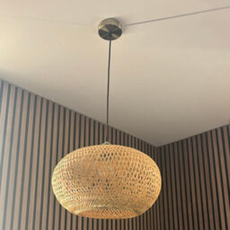 CGC Interiors Cgc Arden Bamboo Easy Fit Hand Made Lampshade - thumbnail 2