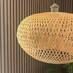 CGC Interiors Cgc Arden Bamboo Easy Fit Hand Made Lampshade - thumbnail 6