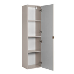 Heze Furniture Trend Herringbone Pattern Door Tall Bathroom Cabinet - Cashmere - thumbnail 2