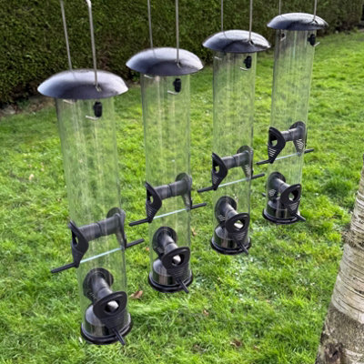 Selections Large Hanging Garden Bird Seed Feeders (Set Of 4) - image 1