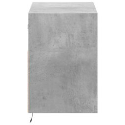 Berkfield Tv Wall Cabinet With Led Lights Concrete Grey 80X31X45 Cm - thumbnail 7