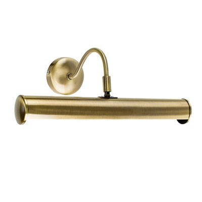 Valuelights Gemini Antique Brass Twin Picture Wall Light - image 1