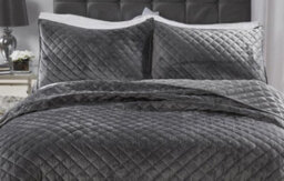 Emma Barclay Regent Crushed Velvet Quilted Bedspread