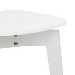Wyld Haus Set Of 2 Saffron White Wooden Dining Chairs, Scandinavian Modern - thumbnail 7