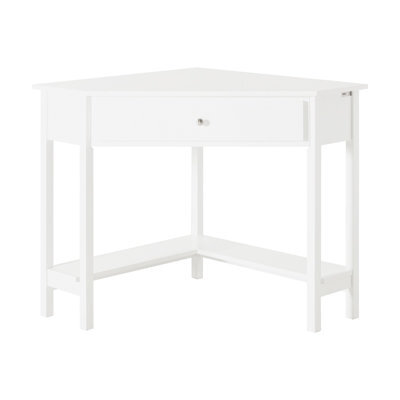 Sobuy Fwt31-W, Corner Desk, Triangle Computer Desk, Home Office Desk Workstation,white,w76Xd76Xh76.5 - image 1