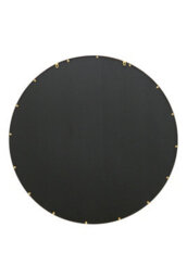 Mirroroutlet The Fenestra Gold Edged Circular Modern Garden Wall Mirror 120Cm Diameter - thumbnail 6