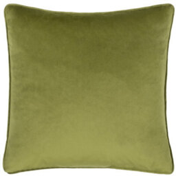 Wylder Kielder Forest Sherwood  Printed Velvet Feather Rich Cushion - thumbnail 2