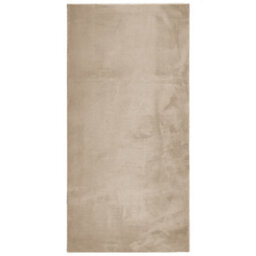 Berkfield Rug Huarte Short Pile Soft And Washable Sand 100X200 Cm - thumbnail 2