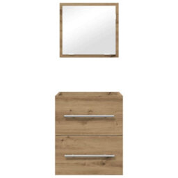 Berkfield Bathroom Cabinet With Drawer 41 X 38.5 X 48 Cm Engineered Wood - thumbnail 8