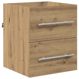Berkfield Bathroom Cabinet With Drawer 41 X 38.5 X 48 Cm Engineered Wood - thumbnail 7