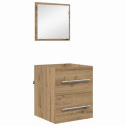 Berkfield Bathroom Cabinet With Drawer 41 X 38.5 X 48 Cm Engineered Wood - thumbnail 2