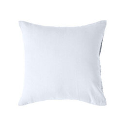 Homescapes White European Linen Pillowcase, 60 X 60 Cm