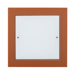 Luminosa Lighting Luminosa Tabor 32Cm Flush Ceiling Light Terracotta E27 - thumbnail 5