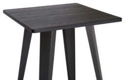 Lamboro Tolix Bar Table With Grey Wooden Top & Metal Frame - 104Cm Height - thumbnail 5