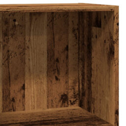 Berkfield Bookcase Old Wood 40X24X76 Cm Engineered Wood - thumbnail 7