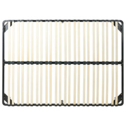 Wyld And Coco Everrest Freestanding Bed Base Eu Double - Steel Frame With Solid Wooden Slats, Black Matte Finish - thumbnail 3