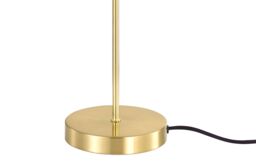 GoodHome Songor Modern Round Brushed Satin Brushed Brass Effect Eco Halogen Table Lamp - thumbnail 9