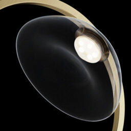 Luminosa Lighting Luminosa Maytoni Lunare Ii Modern Integrated Led Wall Lamp Brass 3000K - thumbnail 7