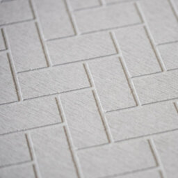 Wudumat Limited Edition - Urban Brick - Pastel Grey - Diatomite Stone Mat - Diatomaceous Earth Bath Mat - 60X39Cm - thumbnail 3
