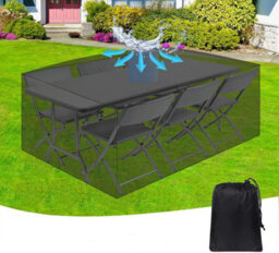 (240 140 110Cm) Garden Furniture Cover, Waterproof Table And Chair Protective Cover For - thumbnail 6