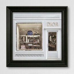 Home Luxe Interiors Dior Maison Boutique Black Step Frame 70X70Cm Luxury Wall Art Decor - thumbnail 3