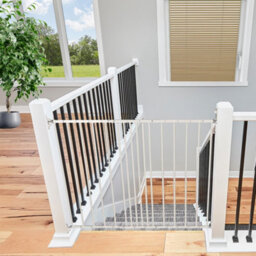Safetots Top Of The Stairs Screw Fitted Stair Gate, White Metal, 62.5Cm - 106.8Cm, Metal Baby Gate, Safety Barrier - thumbnail 9