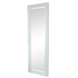 Melody Maison Tall / Long White Ornate Wall / Leaner Mirror 47Cm X 142Cm - thumbnail 6