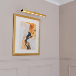 Valuelights Ryle Easy Fit Touch Dimmer Rechargeable Picture Wall Light - Gold - thumbnail 3