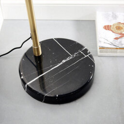 Luminosa Lighting Luminosa Otto Complete Floor Lamp Matt Antique Brass Plate, Opal Glass - thumbnail 3