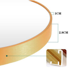 Living And Home Gold Oval Full Length Framed Mirror Wall Mounted Mirror 40 X 150 Cm - thumbnail 8