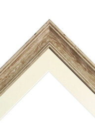 Frames By Post Scandi Distressed Wood Frame With Ivory Mount For Image Size A3 - thumbnail 5