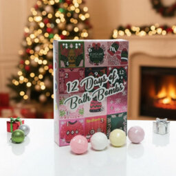 151 Christmas Bath Fizzer Advent Calendar 12 Days Of Bath Fizzers - thumbnail 1