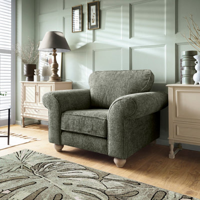 Abakus Direct Ingrid Collection Armchair In Rifle Green - image 1