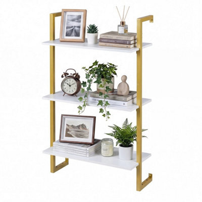 Kitchen Shelf 3-Tier Floating Shelf For Wall Contemporary - image 1