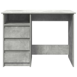 Berkfield Durable Desk Concrete Grey 102X50X75 Cm Engineered Wood - thumbnail 5