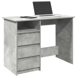 Berkfield Durable Desk Concrete Grey 102X50X75 Cm Engineered Wood - thumbnail 2