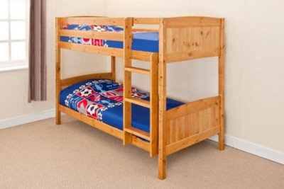 Comfy Living Christopher Bunk Bed In Pine