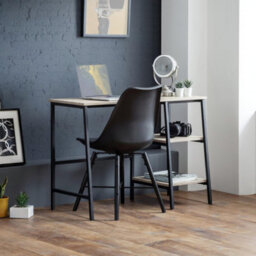 Oakham Signature Camden Desk In Black And Sonoma Oak - thumbnail 4