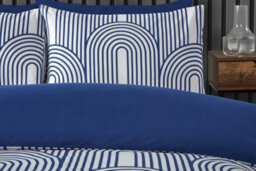 Rapport  Geometric Arches Blue Duvet Cover Set King Bedding Set - thumbnail 2