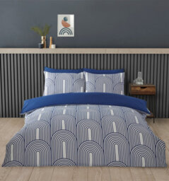 Rapport  Geometric Arches Blue Duvet Cover Set King Bedding Set - thumbnail 1