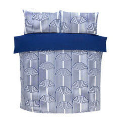 Rapport  Geometric Arches Blue Duvet Cover Set King Bedding Set - thumbnail 4