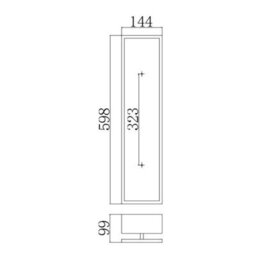 Luminosa Lighting Elstead Kenney Led 4 Light Indoor Wall Light Silver - thumbnail 2