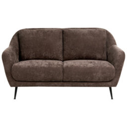 Beliani Living Room Set 3 Seater Eiby Chenille Dark Brown - thumbnail 8