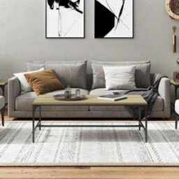 Berkfield Coffee Table Sonoma Oak 100X50X35 Cm Engineered Wood - thumbnail 3