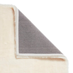 Ivory Shaggy Rug, Anti-Shed Plain Rug With 80mm Thickness, Modern Luxurious Rug For Bedroom, & Livingroom-120Cm X 170Cm - thumbnail 6