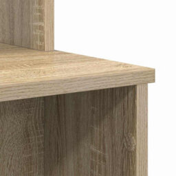 Berkfield Desk With Storage Sonoma Oak 120.5X44X88.5 Cm Engineered Wood - thumbnail 8