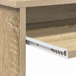 Berkfield Desk With Storage Sonoma Oak 120.5X44X88.5 Cm Engineered Wood - thumbnail 9