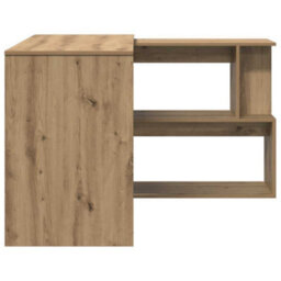 Walplus Corner Desk Artisan Oak 200.5X50X76 Cm Engineered Wood - thumbnail 6
