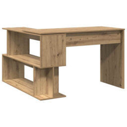 Walplus Corner Desk Artisan Oak 200.5X50X76 Cm Engineered Wood - thumbnail 7