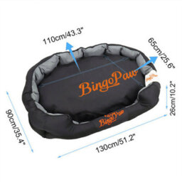 Bingopaw Xxl Waterproof Pillow Sofa Dog Bed Pet Bed Cushion Mat Durable & Washable, 130X90X26Cm - thumbnail 2